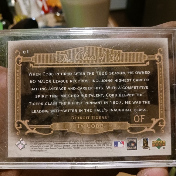 Kobe Bryant card Michael jorddan cards ty cobb class 36 - Picture 3 of 8